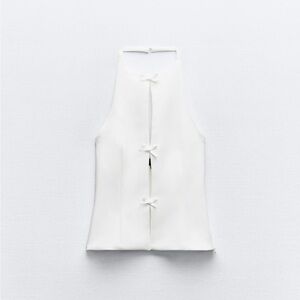 NWT Zara halter top with bows
